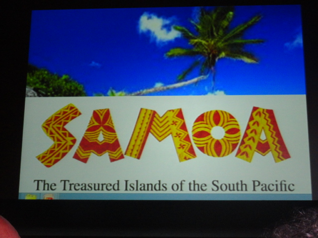 Samoan Islands Sign